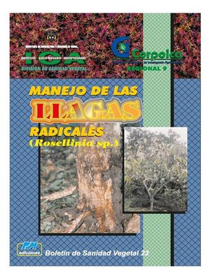 cover image of Manejo de las llagas radicales (Rosellinia sp.)